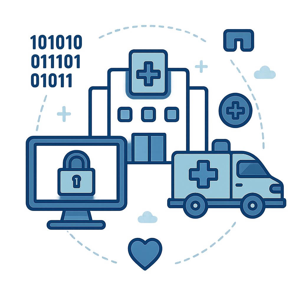 Cyberbezpieczny szpital – grafika